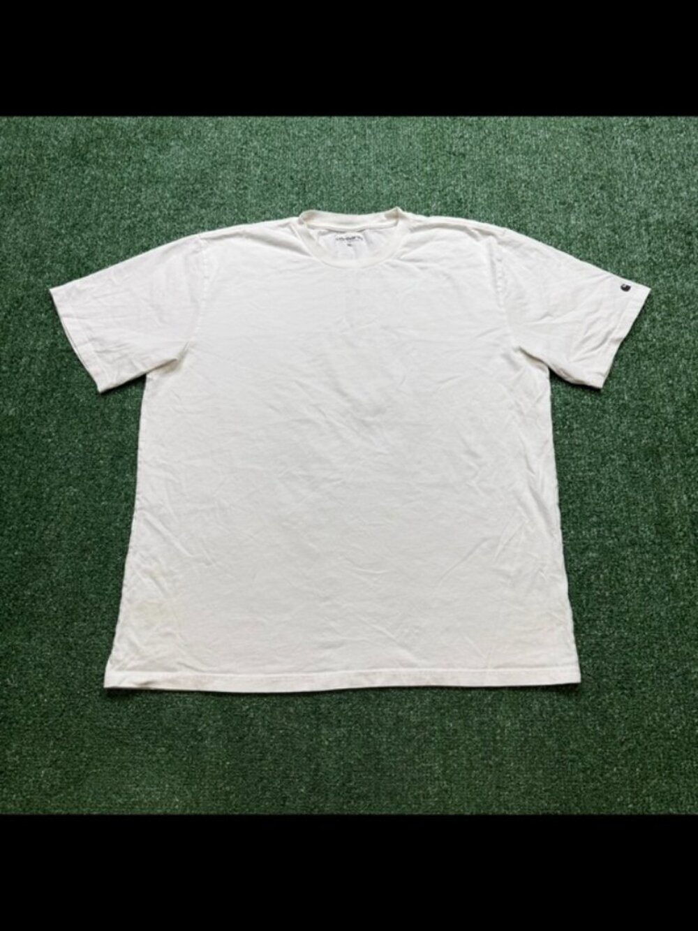 Carhartt WIP Work In Progress T Shirt Mens Size XL White Streetwear Workwear